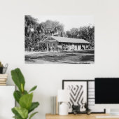 Poster New Smyrna, gare de Floride, 1904 (Bureau à domicile)