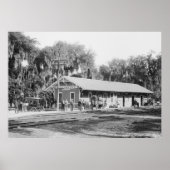 Poster New Smyrna, gare de Floride, 1904 (Devant)