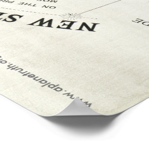 Poster "NEW STANDARD MAP OF THE WORLD" de Gleason