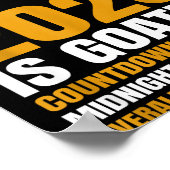 Poster New Year 2026 Bruh No Cap Countdown Bussin Funny R (Coin)