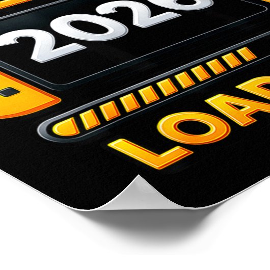 Poster New Year 2026 Loading Gaming Controller New Years  (Coin)