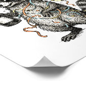 Poster New Year Same Baka Life Funny Raccoon New Year's E (Coin)