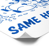 Poster New Year Same Hot Mess Raccoon Fun Party (Coin)