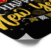 Poster New Years Eve Party 2026 Fireworks Happy New Year  (Coin)