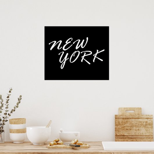 Poster New York (Cuisine)