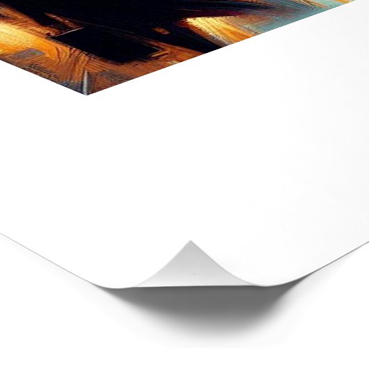 Poster New York à Night, (Coin)