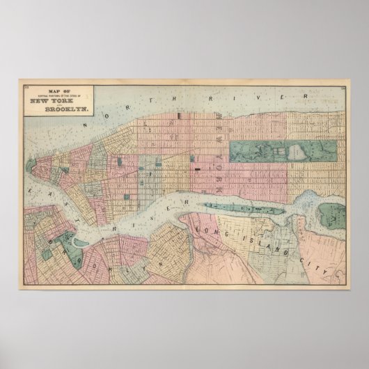 Poster New York, Brooklyn (Devant)