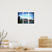 Poster New York - Brooklyn Bridge (Cuisine)