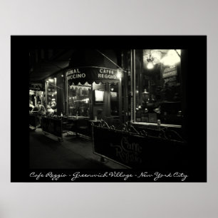 Poster New York - Café Reggio - Greenwich Village