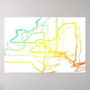 Poster new york chill flou