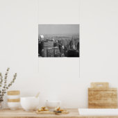 Poster New York City avec Chrysler Building (Cuisine)