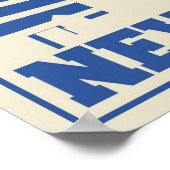 Poster New York City Blue (Coin)