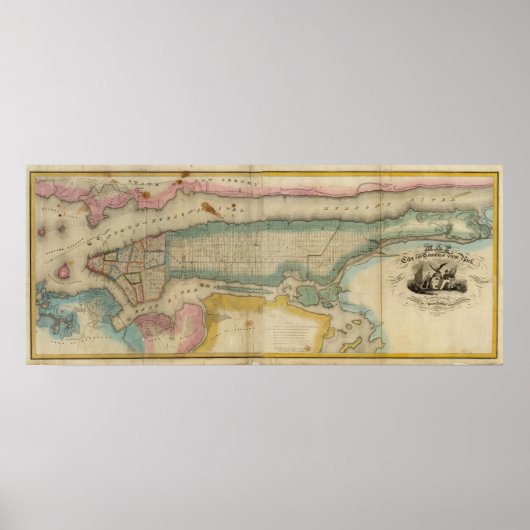 Poster New York City & Comté (Devant)