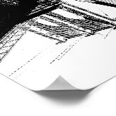 Poster New York City en graffiti (Coin)