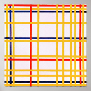 Poster New York City I   Piet Mondrian  