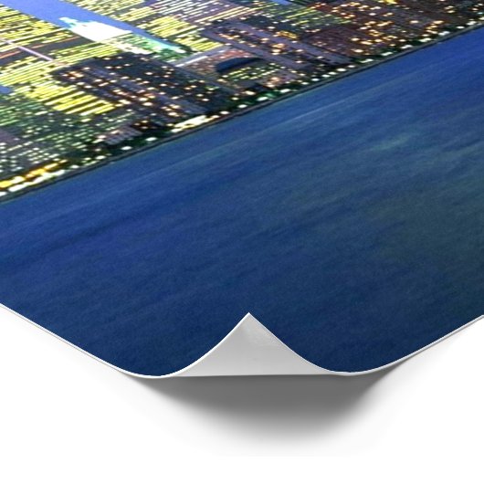 Poster New York City la nuit (Coin)