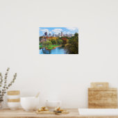 Poster New York City Manhattan Central Park Panorama (Cuisine)
