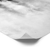 Poster New York City Manhattan Skyline - noir et blanc (Coin)