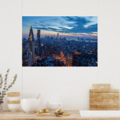 Poster New York City, New York, États-Unis (Cuisine)