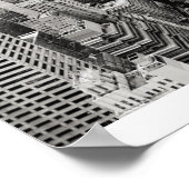 Poster New York City noir et blanc (Coin)