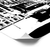 Poster New York City Nyc Taxi jaune Brooklyn Bridge (Coin)