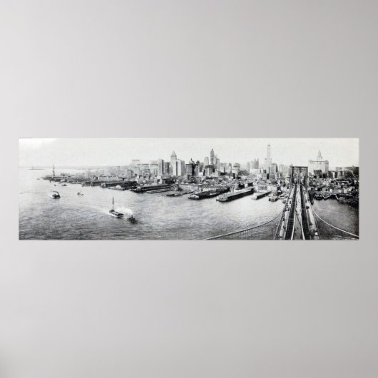 Poster New York City Panorama (1918) (Devant)