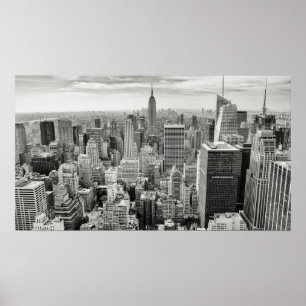 Poster - New York City Silhouette Z/W