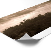 Poster New York City Skyline en Sepia Tones (Coin)