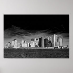 Poster New York City Skyline États-Unis d'Amérique