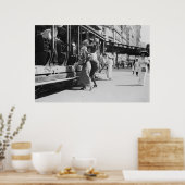 Poster New York City Streetcar, 1913 (Cuisine)