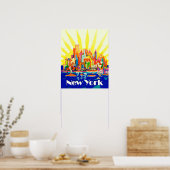 Poster New York City Travel (Cuisine)