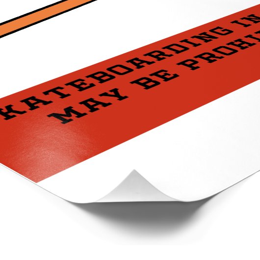 Poster New York City, USA Cool Skateboard (Coin)