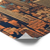 Poster "New York City Vibe : Capture d'objets vectoriels" (Coin)