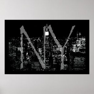 Poster New York Cityscape New York