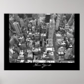 Poster New York Cityscape New York Empire Imprimer (Devant)