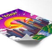 Poster New York coloré (Coin)