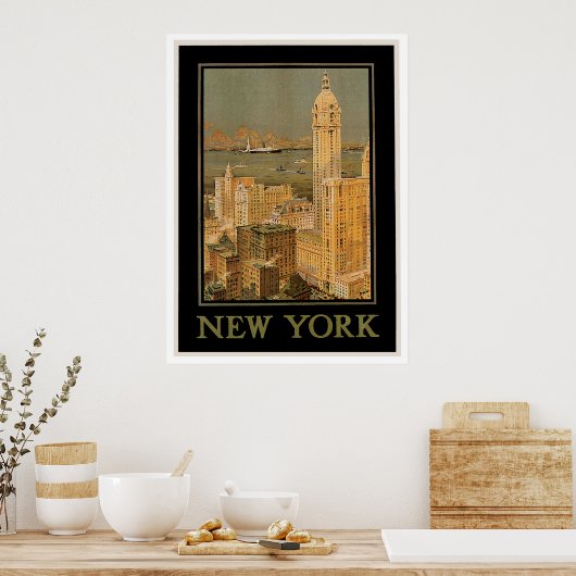 Poster New York de Glasgow (Cuisine)