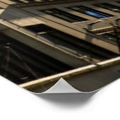 Poster New York, E 42 St et Chrysler Building (Coin)