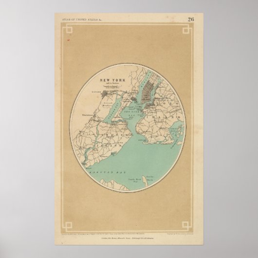 Poster New York et ses environnements (Devant)