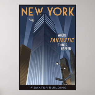 Poster New York fantastique