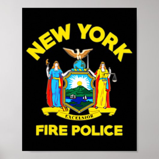 Poster New York Fire Lice Department Firefighters (Devant)