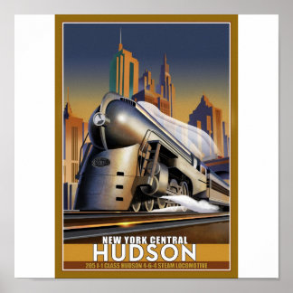 Poster New York Hudson Loco