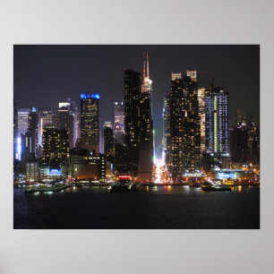 Poster New York la nuit