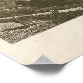 Poster New York Manhattan 1876 Carte panoramique antique (Coin)