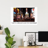 Poster New York, New York (Bureau à domicile)