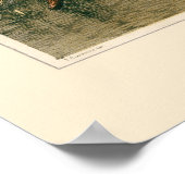 Poster New York, NY Carte panoramique - 1865 (Coin)