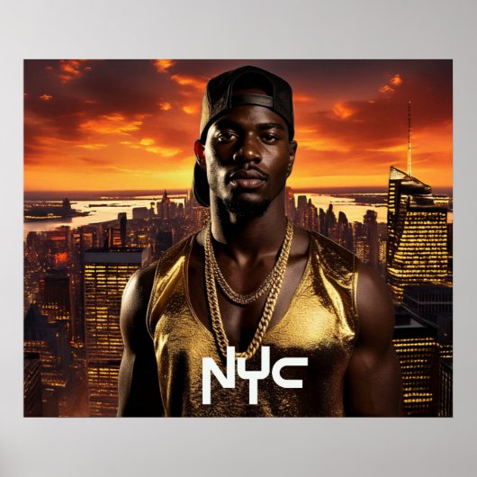 POSTER NEW YORK - NYC (Devant)