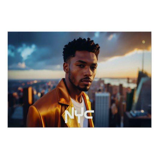 POSTER NEW YORK - NYC (Devant)
