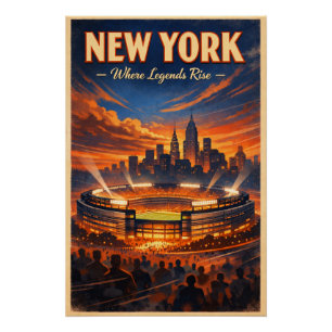 Poster NEW YORK – Où les légendes s'élèvent