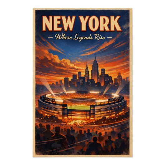 Poster NEW YORK – Où les légendes s'élèvent (Devant)